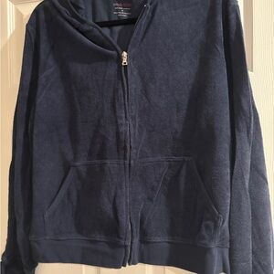 New York & Company Sport Navy Hoodie
